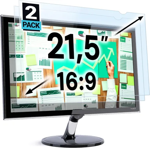 Vista 17 de VINTEZ Panel protector de pantalla de bloqueo de luz azul de 14 pulgadas para monitor de computadora y portátil de pantalla ancha 16:9 – Película