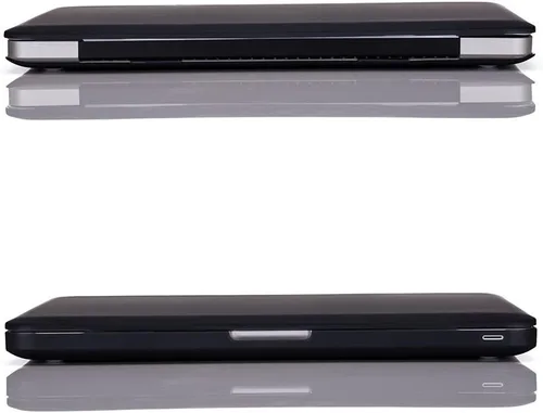 Vista 4 de Ruban Funda para MacBook Pro 13 A1278 Release 2012-2008, carcasa rígida de plástico mate para MacBook Pro 13.3 pulgadas con CD-ROM (negro)