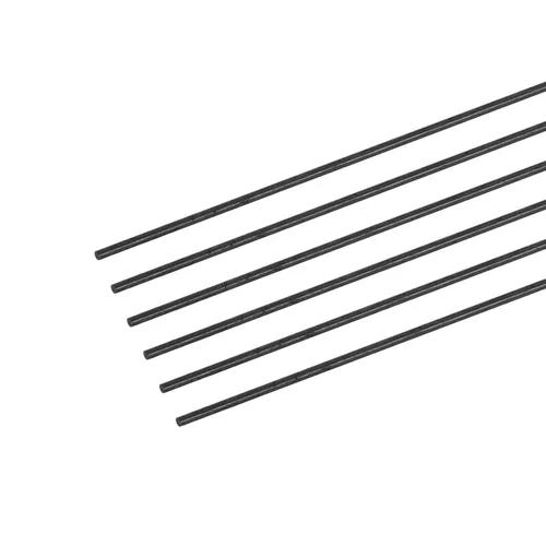 Vista 34 de MECCANIXITY Varilla de fibra de carbono, 0.020 in x 3.937 in para avión RC DIY herramienta ala tubo brazo cuadricóptero, paquete de 6