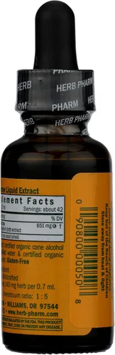 Vista 2 de Herb Pharm Extracto líquido Yarrow Flowering Tops - 1 onza