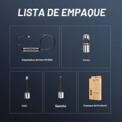 Vista 9 de Autel MaxiVideo MV108S - Cámara de inspección digital, 2026 más reciente