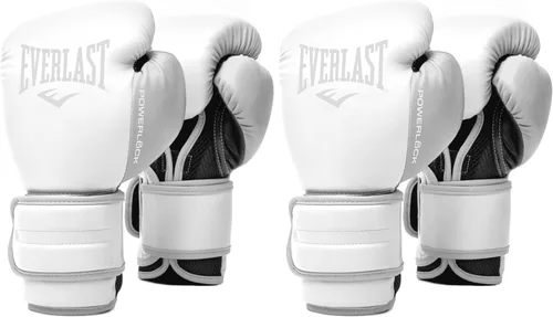Vista 9 de Everlast Powerlock 2 Guantes de Boxeo con Cierre de Velcro Guantes de Entrenamiento de Combate Cierre de Velcro con Soporte Duradero para Mano