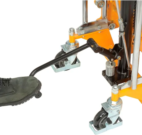 Vista 9 de Global Industrial Apilador de elevación manual, 3-1/2" a 59" de elevación, horquillas ajustables de 8-1/2" a 19-1/2"W Horquillas, 880 Lb.