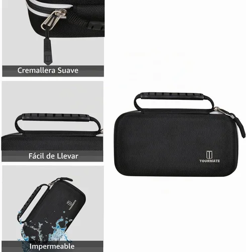 Vista 4 de Tourmate Funda rígida para cámara Acoletty 4K Vlogging, negro, solo funda
