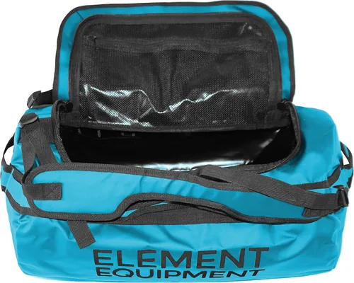 Vista 2 de Element Equipment Trailhead Bolsa de lona con correas de hombro de tela impermeable, Color verde azulado., Large 85 Liters