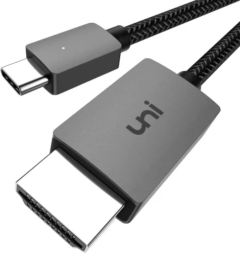 Vista 11 de Cable uni USB C a HDMI 1 m 4K a 30Hz, cable USB tipo C a HDMI de un solo sentido, [compatible con Thunderbolt 3/4] con MacBook Pro/Air, iPhone 15