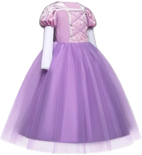 Vista 55 de Vestido de cumpleaños de princesa Sofía para niñas, disfraz de Halloween, concurso de Navidad, fiesta de noche, baile