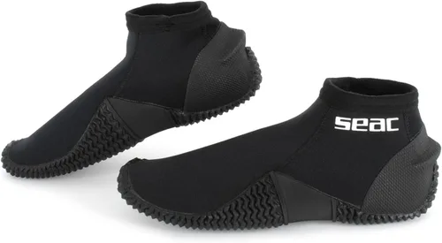 Vista 3 de SEAC Tropic, 2 mm Neoprene Diving Boots with Rigid Sole and Heel Protection Negro