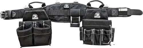 Vista 2 de Gatorback B240 Combo para electricista con soporte Pro-Comfort para la espalda. Cinturón de trabajo ventilado y resistente (Pequeño 26-30 pulgadas)