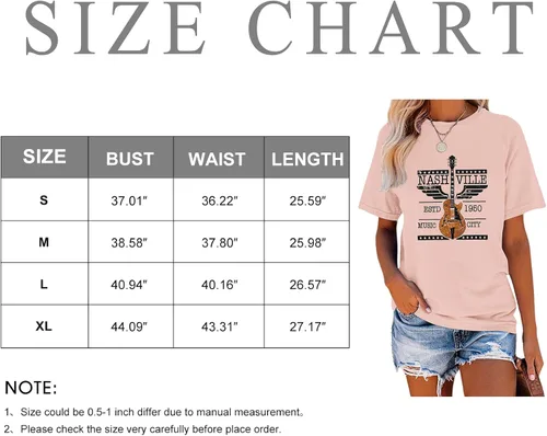 Vista 5 de Anbech Women Western Skull Graphic Shirts Camping Mountain Print Tops Short Sleeve Casual Tees