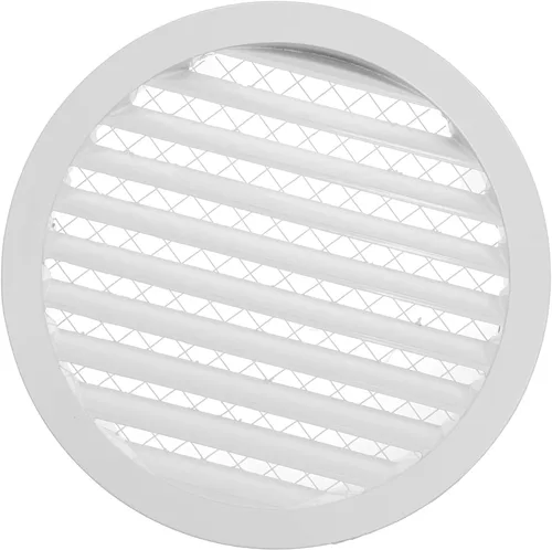 Vista 19 de Vent Systems Cubierta de ventilación Soffit de 8 pulgadas, rejilla de ventilación redonda negra, cubierta de parrilla, pantalla de malla integrada