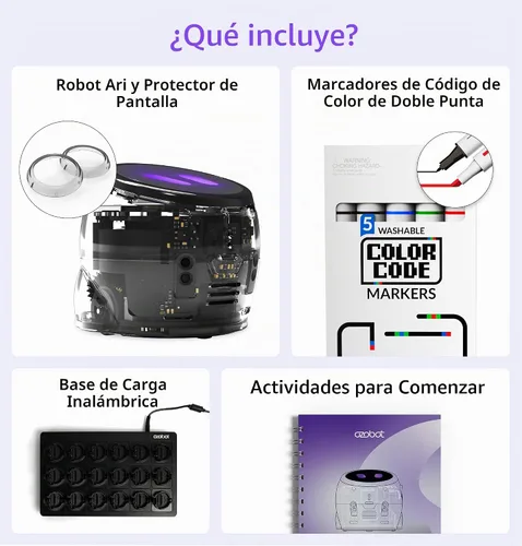 Vista 9 de Ozobot Ari 18 Bot Classroom Kit Edades 8-14 Codificación STEM para escuelas