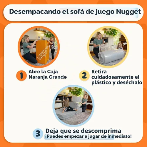 Vista 10 de Nugget - El sofá de juego original para niños - Sofá infantil modular