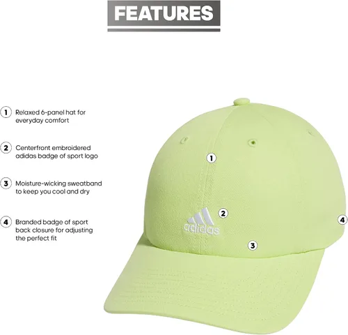 Vista 74 de adidas Gorra ajustable relajada Saturday para mujer