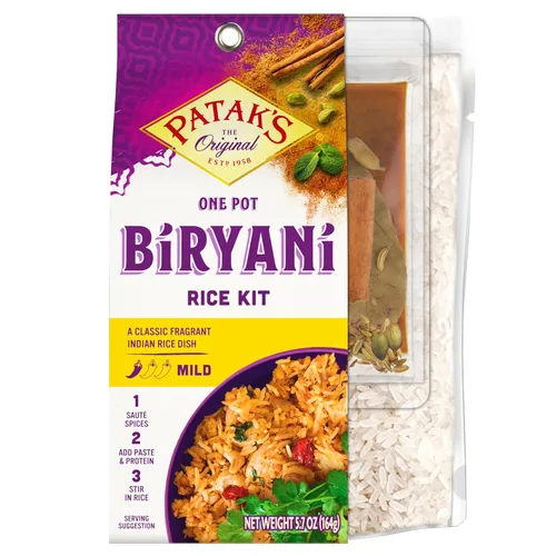 Vista 10 de Kit de salsa de curry en 3 pasos de Patak’s Paquete de variedad (2 Tikka Masala, 1 Butter Chicken) - Kit de comida vegetariana para cocinar