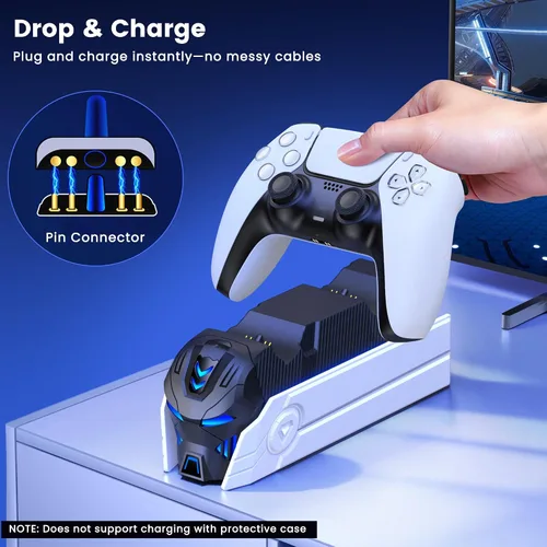 Vista 4 de PS5 Controller Charger