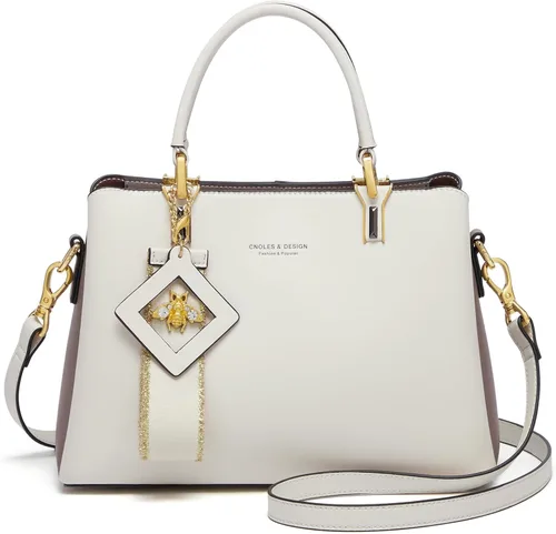 Vista 16 de Cnoles Bolsos de mano para mujer, de gran capacidad, bolso de hombro con asa para mujer
