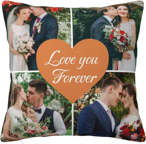 Vista 18 de Funda de almohada personalizada con imagen y texto, funda de almohada con foto personalizada, funda de almohada personalizada con foto, regalos