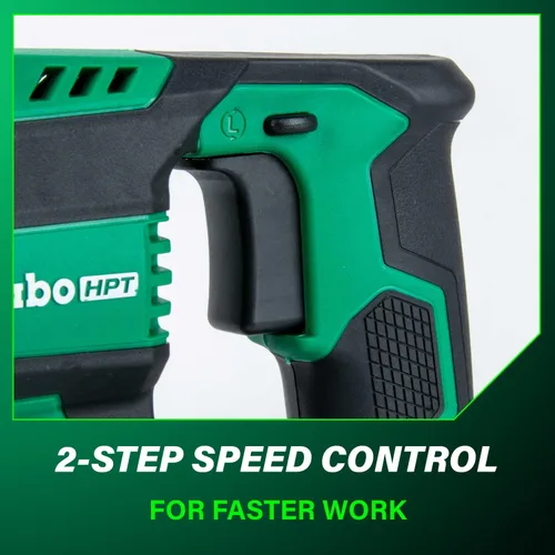Vista 9 de Metabo HPT Martillo giratorio sin escobillas MultiVolt™ SDS Plus de 36 V con mango en D de 1-1/8 pulgadas, solo cuerpo de herramienta de martillo