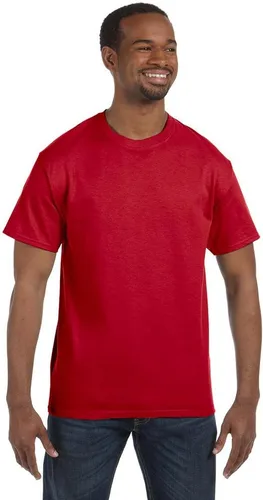 Vista 29 de Gildan Camiseta G500 para hombre Ceniza/baya