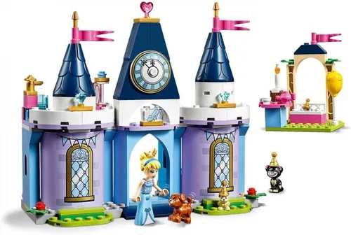 Vista 2 de LEGO Disney 43178 - Kit de construcción creativo del castillo de Cenicienta, nuevo 2020 (168 piezas)