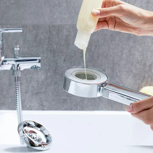 Vista 6 de Alcachofa de Ducha Doble con Dispensador 3 en 1 Xawara InnovaGoods
