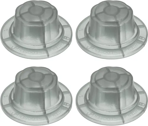 Vista 10 de Cubiertas de tuerca de hoja de ventilador de orificio universal Blanco