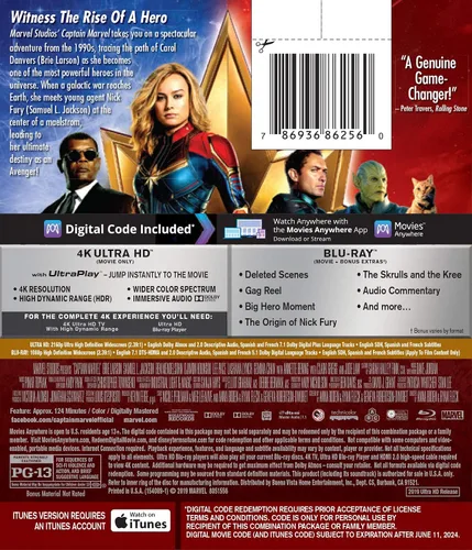 Vista 2 de CAPTAIN MARVEL 4K UHD