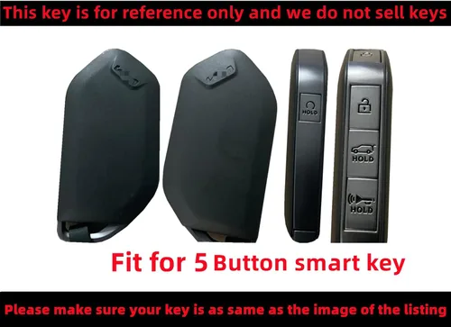 Vista 3 de REPROTECTING Funda de goma de silicona para llavero compatible con Kia Sportage K4 K5 Telluride Sorento (2022-2026)