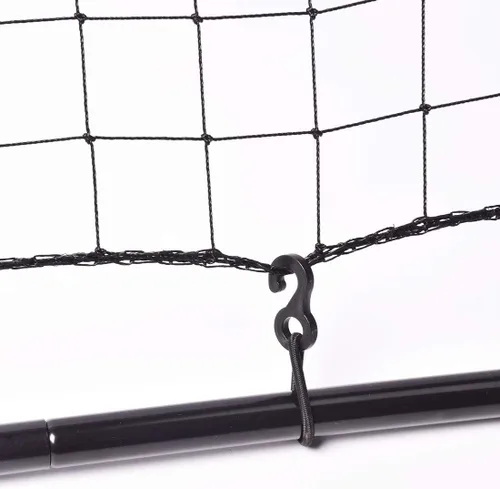 Vista 5 de DRM Red de rebote de béisbol, red de lanzamiento más grande, rebote de softbol, entrenador para niños y adultos, práctica de lanzamiento