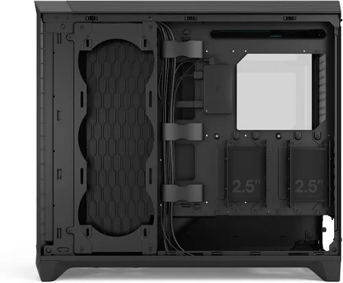Vista 9 de Fractal Design Meshify 3 XL Ambience Pro RGB Negro TG Tinte Claro - Carcasa de ordenador