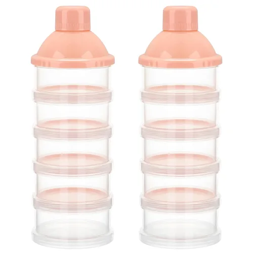 Vista 22 de Accmor dosificadores de leche en polvo para bebés, antiderrames, inteligentes, apilables, contenedor de almacenamiento para viaje, sin bisfenol A, 5