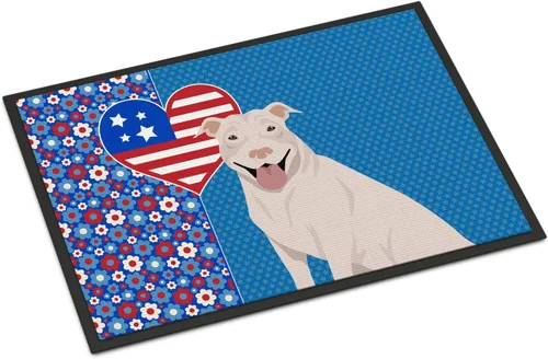 Vista 78 de Caroline's Treasures WDK5119JMAT Airedale Terrier USA - Tapete para interiores o exteriores, 24 x 36 pulgadas, tapete para puerta delantera
