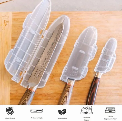 Vista 3 de Blade Guard™ Protector de hoja de cuchillo de cocina con bloqueo