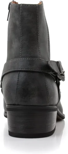Vista 5 de Ferro Aldo Alejandro MFA606326 - Botas de vestir para hombre, de espuma viscoelástica, estilo casual, con hebilla alta y hebilla