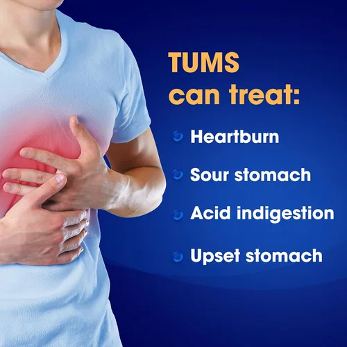 Vista 5 de TUMS Comprimidos antiácidos masticables Chewy Bites - 8