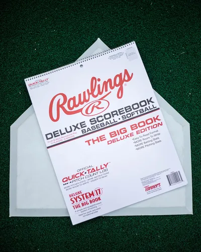 Vista 2 de Rawlings SYSTEM-17 Deluxe System Béisbol/Softbol Scorebook Extra Grande 11"x14