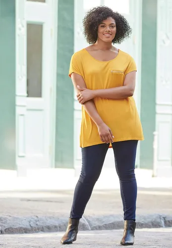 Vista 6 de Ellos Jeggings elásticos de 4 bolsillos para mujer en tallas grandes