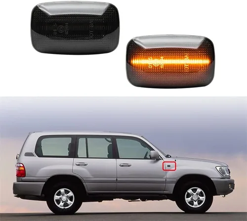Vista 2 de Luz LED para guardabarros lateral compatible con Toyota LCruiser serie 100/70/80 compatible con Lexus LX470 LCruiser Prado 90 Series FJ Cruiser