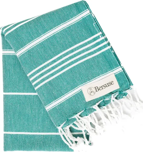 Vista 20 de Bersuse 100 % algodón - Toalla de mano Anatolia turca - Fouta Peshtemal para baño y playa - Para cabeza, rostro, cabello, bebés, cuidado, cocina