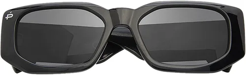 Vista 2 de Prive Revaux The Paris - Lentes de sol rectangulares hechos a mano, polarizadas con 100% protección UV, para mujer