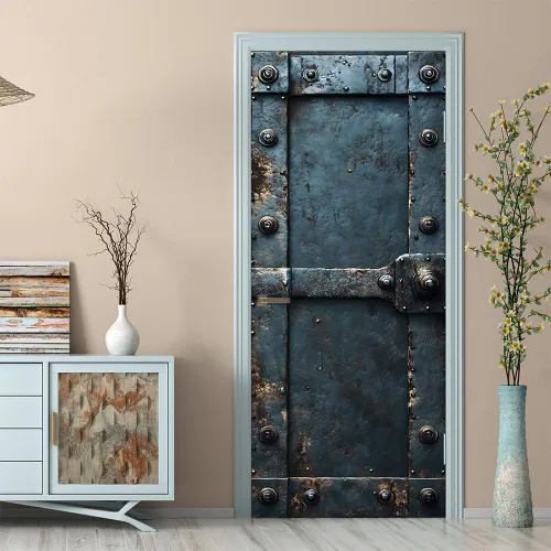 Vista 51 de Adhesivos 3D para puerta, murales para despegar y pegar, puerta de madera, papel tapiz autoadhesivo, extraíble, PVC, impermeable, póster para Puerta