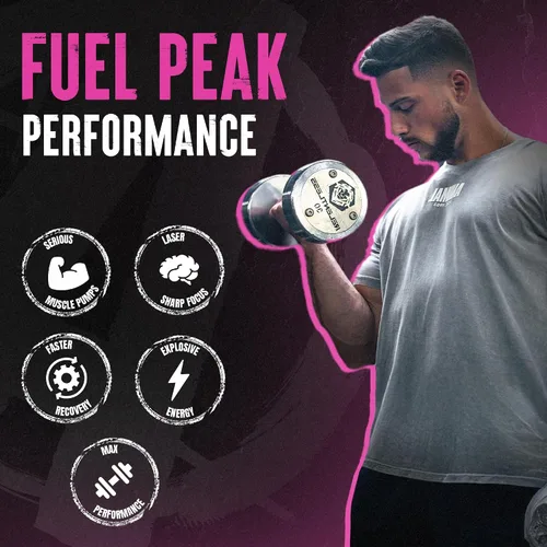 Vista 3 de Animal Pump NS - Polvo preentreno sin estimulantes para hombres y mujeres - Preentreno libre de cafeína para energía, enfoque y construcción