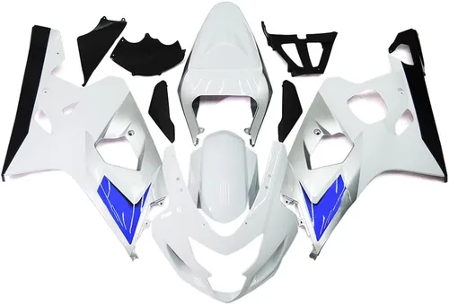 Vista 18 de Kit de carenado para Suzuki GSXR600 GSXR750 K4 2004 2005, carenados de inyección de plástico ABS, kit de carrocería BodyKit-Negro Strong & Durable