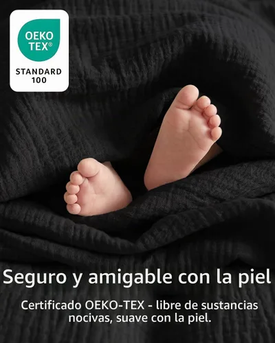 Vista 3 de SE SOFTEXLY Juego de funda de edredón de muselina tamaño Queen, 100% algodón lavado, ultra suave como el lino, funda minimalista de 3 piezas con 2
