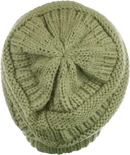 Vista 501 de C.C Trendy Warm Chunky Soft Stretch Cable Knit Beanie