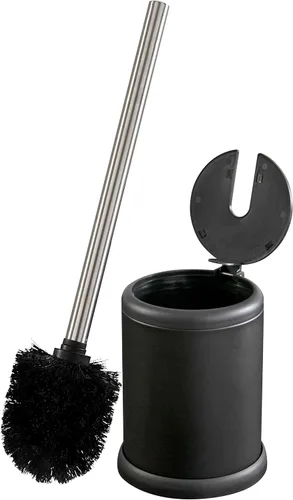Vista 10 de Bath Bliss - Cepillo y soporte para inodoro Tapa de cierre automático Cabezal de 360 grados Limpieza del baño Tamaño compacto