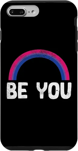 Vista 9 de Funda de regalo para iPhone 14 Pro You Be Rainbow Bisexual Pride VIntage Bi Flag LGBTQ