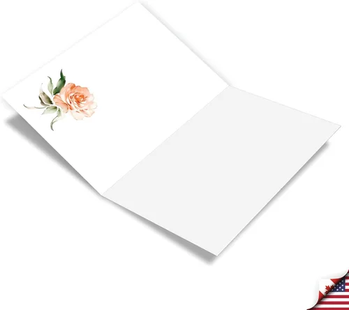 Vista 2 de NobleWorks Tarjeta de Papel en Blanco para Recuperación con Sobre de 5 x 7 Pulgadas (1 Tarjeta) Be Well Soon-Green C10350DGWB