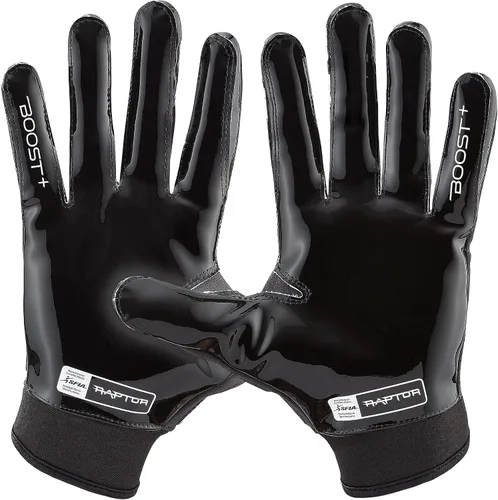 Vista 2 de Guantes de fútbol Grip Boost Raptor 2.0 acolchados para hombres con tecnología de agarre Boost Plus